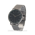 Build Brand Your Own Watches Minimal Mesh Mens Simple Stylish Black Watches
